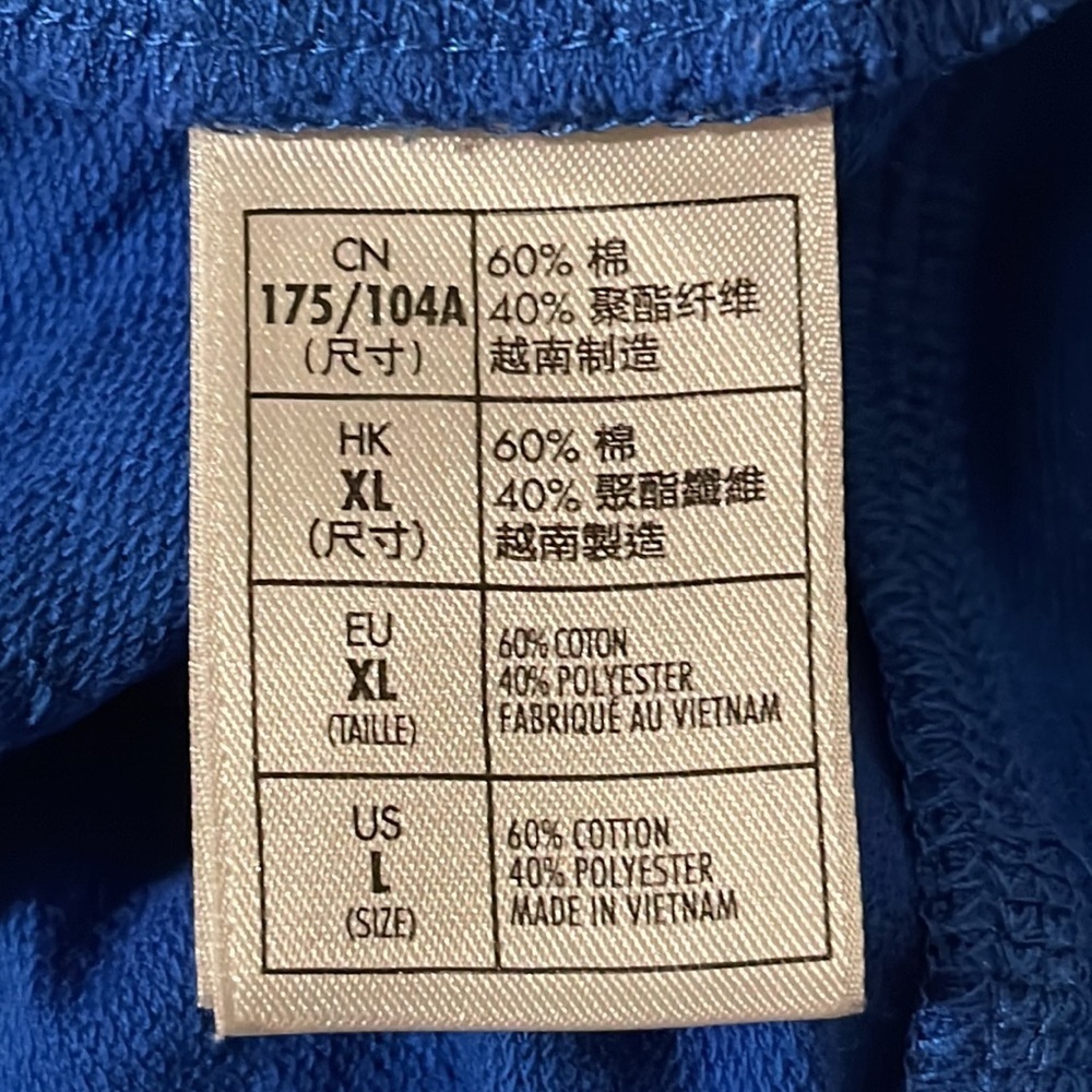 DISNEY PARKS Mickey Mouse Blue Stars Patriotic Round Neck Pullover Sweater - Picture 4 of 4